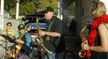 Cazadero Jass Collective, Webster Street Block Party, Oct. 2005